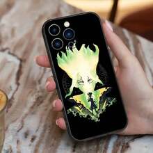 1pc Anime Dr STONE Ishigami Senku Shishio Tsukasa Phone Case Silicone Soft Cover Compatible With  16 15 14 13 12 11 Plus Pro Max Plus Cover Compatible With  17 Case,  17 Pro Case,  17 Pro Max Case - Z4 - Ver 5