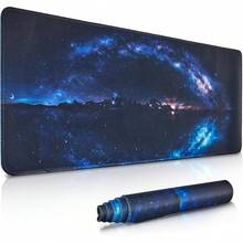 TXG Alfombrilla de Ratón de 800 * 300 * 3mm, Alfombrilla para Mouse para Juegos, Mouse Pad Portátil, Ratón Impermeable con Base de Goma Antideslizante (Patrón de Cielo Estrellado) - Patrón de Gato - Ver 12