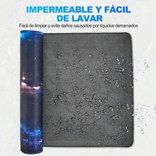 TXG Alfombrilla de Ratón de 800 * 300 * 3mm, Alfombrilla para Mouse para Juegos, Mouse Pad Portátil, Ratón Impermeable con Base de Goma Antideslizante (Patrón de Cielo Estrellado) - Patrón de Mapa del Mundo - Ver 1