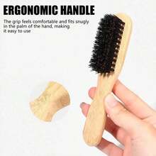 1pc/2pcs Men Beard Brush, Hair Brush, Hair Comb, Women's Bangs Comb, Edge Brush, Volumizing Hair Brush, Anti-Static Hair Styling Tools