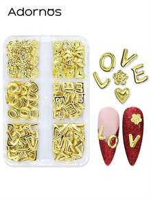 Molde de resina para el Día de San Valentín con relleno de corazón, mariposa, flores de rosa, remaches metálicos, lentejuelas brillantes y rellenos para hacer llaveros DIY