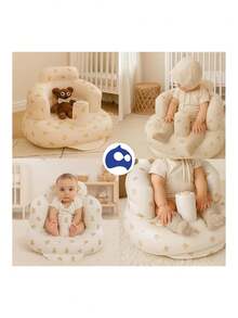 Inflatable Baby Chair (47 * 49 * 35 Cm). Bluelander - Beige - View 7