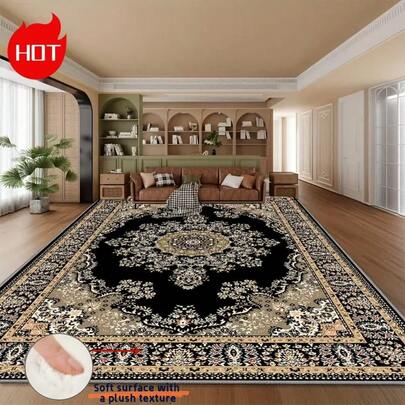 This Newly Upgraded Carpet Weighs 950g/Sqm, Featuring A High-Density Velvet Texture Design That Significantly Enhances Underfoot Comfort. It Has Fade-Resistant And Wear-Resistant Properties, And The Reinforced Anti-Slip Particles On The Bottom Enhance Traction, Ensuring The Carpet Stays Firmly In Place. Bathroom Decor