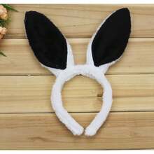 1 Phụ kiện trang phục băng đô tai thỏ gợi cảm, đạo cụ trang trí tiệc, quà tặng sinh nhật/lễ Phục sinh/halloween/giáng sinh - Xám - Xem 4