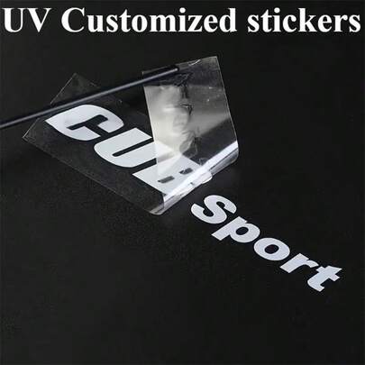 50pcs Custom UV Transfer Stickers, Size 5cm/8cm/13cm, Suitable For Custom Labels, Business Cards, Weddings, Birthdays, Party Decorations, Suitable For Packaging Brand Logo, Suitable For DIY Patterns, Images And Words, Easy To Paste And Customizable Stickers.