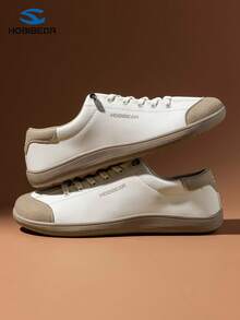 HOBIBEAR Wide Toe Box Minimalist Barefoot Shoes, Single-Strap Design, Unisex, Simplistic & Breathable, Comfortable Trail Running Shoes, PU Leather Upper