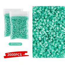 1000/2000/5000 hạt nhựa mini 2.6mm, hạt ghép hình pixel, hạt sắt nung chảy, đồ chơi tự làm chất lượng cao, quà tặng thủ công, đồ chơi giáo dục. - đánh vần doudou - Xem 59