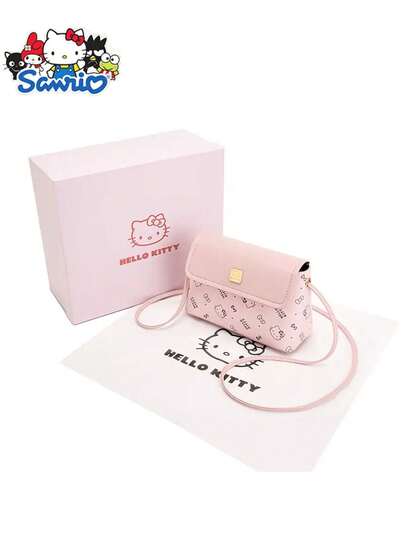 Sanrio 1pc Sanrio Hello Kitty Women's Shoulder Bag, Niche Handbag, Fashion Ladies Crossbody Bag, PU Material, Suitable For Commuting, Shopping, Multi-Purpose, Holiday Gift, Christmas, Birthday, Thanksgiving, Ideal Gift