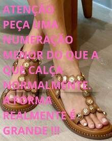Women's Papete Boho Chic Flat Comfortable Rivets Sandals - Gold - View 3