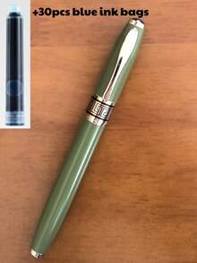 [Custom] Provide 1pc High Quality Custom, High-Quality Heavy Metal Feel, 0.5 Tip Steel Pen, With 1pc Gift Box Pocket Clip - Smooth Writing, Refillable Medium Nib, Comes With 2pcs Refills, Elegant Gift Box, Personalized Business Gift - Unique, Thoughtful Pen Gift Set For Coworkers, Friends, Family, Christmas, Back To School, Graduation, Father's Day, Thanksgiving, Valentine's Day, Mother's Day, Teacher's Day - Multicolor - View 44