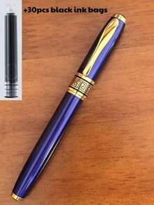 [Custom] Provide 1pc High Quality Custom, High-Quality Heavy Metal Feel, 0.5 Tip Steel Pen, With 1pc Gift Box Pocket Clip - Smooth Writing, Refillable Medium Nib, Comes With 2pcs Refills, Elegant Gift Box, Personalized Business Gift - Unique, Thoughtful Pen Gift Set For Coworkers, Friends, Family, Christmas, Back To School, Graduation, Father's Day, Thanksgiving, Valentine's Day, Mother's Day, Teacher's Day - Multicolor - View 61