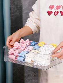 Stapelbare transparente Kunststoff-Aufbewahrungsboxen - multifunktionale platzsparende Behälter, geeignet für Küche, Bad, Schlafzimmer, Wohnzimmer und Büro, ideal für Heimorganisation und offene Aufbewahrungslösungen.