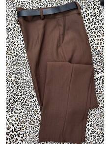 Top pailleté pour femme avec ourlet à volants pour l'été quotidien - Tabac - Voir 1