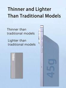 Lenovo SU700 Ultra-Thin Aluminum Alloy Portable Solid-State Drive With Stable Transfer Speeds Up To 560MB/S. A Reliable Data Backup Solution Suitable For A Variety Of Devices And Scenarios. - Silver Gray - View 4