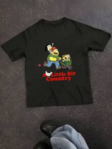 Big City Greens A Little Bit CountryUnisex T-Shirt - màu đen - Xem 1