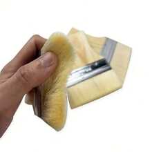 扁平桨式油漆刷，3/4/5 英寸，3 支装，用于墙壁的扁平油漆刷，家具油漆刷套装，用于粉刷墙壁的墙面油漆刷，用于油漆的油漆刷，木材着色刷，3/4/5 英寸油漆刷