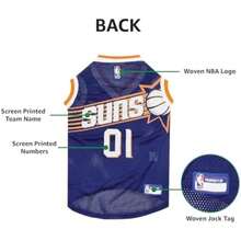 Pets First  Golden State Warriors Basketball Pet Jersey, Small(Large Camiseta sin mangas ) - Tipo 11 - Ver 8