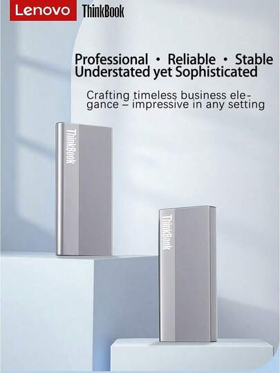 Lenovo SU700 Ultra-Thin Aluminum Alloy Portable Solid-State Drive With Stable Transfer Speeds Up To 560MB/S. A Reliable Data Backup Solution Suitable For A Variety Of Devices And Scenarios.