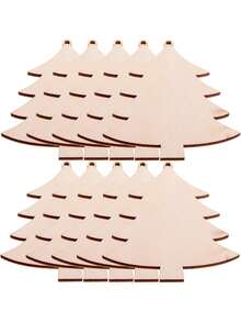 20 buc-Ornamente din lemn DIY, nefinisate, decorațiuni agățate pentru brad, pentru meșteșuguri DIY, decor de Crăciun, petrecere pentru casă, cele mai bune cadouri, decor de ziua de naștere, decorațiuni de Crăciun, decor de cameră, Crăciun, ornamente de Crăciun din lemn de pictat