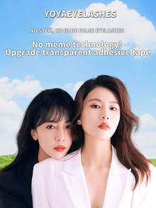 40pcs 5-Row Cat-Style False Eyelashes Set, Faux Mink Hair, Glue-Free & Reusable, 3-Second Application, C-Curl, Segmented, Natural Manga-Style Eyes, Transparent Band, For Daily Makeup Eyelash Extension, DIY At Home, Soft & Easy To Use Lash Clusters, Eyelash Clusters, Individual Lashes, False Eyelashes