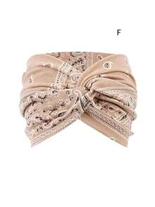 1 pieza Diadema ancha de estilo bohemio para mujer, turbante extra grande, diadema para hacer ejercicio, diadema de moda para yoga, accesorios para el cabello grueso y retorcido, pañuelos para mujer