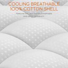 Thick Quilted Mattress Pad - Ultra-Fluffy Soft Topper With Breathable Fabric, Machine Washable, Foldable, 8-10cm Thick, Ideal For Home And Hotel Use, Hotel Mattress Topping | Quilted Texture | Machine Washable Cover, Mattress Pad - 白色 - 查看 4