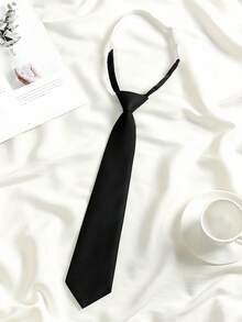 1pc Women's Classic School Uniform Adjustable Neck Tie, For Festival Party Performance Accessories Women - Multicolor a - View 33