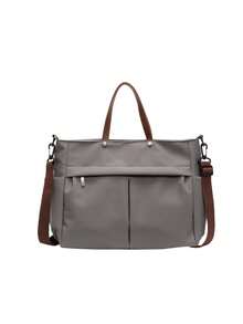 New Large-Capacity Tote Bag, Retro Classic And Popular, High-Value Underarm Bag, Fashionable, Casual And Simple High-Quality Handbag, Suitable For Commuting To Work, Students, Classes, And Daily Shopping. - Grey - View 7