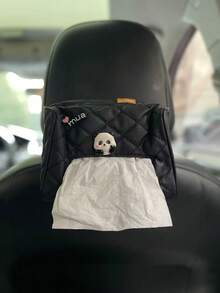 Panda-förmige Auto-Taschentuchbox, kreativ süßer hochwertiger Armaturenbrett-Box/Sonnenblenden-montierter Taschentuchhalter, Auto-Innenraum-Zubehör - Einheitsgröße - Übersicht 15