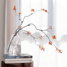 3 Pieces, Artificial Banyan Leaves, Long Stems - Great For Flower Arranging, Home Office - Can Be Used As Vase Fillers And Bouquets - Perfect Home Decor, Office Decor, Mother's Day Gift, Valentine's Day, Easter Gift Decoration, Various Table Decorations