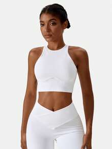 MFVIM Damen Sport Trägerhemd, Formende Weste, Hochelastische Lauf- und Fitness-Bekleidung, Stoßabsorbierende Weste, Bequem & Hautfreundlich, Geeignet für alle Jahreszeiten