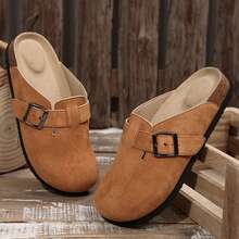 Women's Comfort Cork Footbed Clog, Beach Essentials Womens Sandals Cork Footbed - 棕色7 - 查看 3