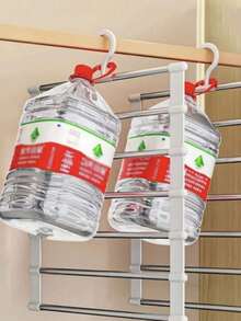 1 pièce Cintre à pantalon économe en espace, Porte-pantalon multifonctionnel en acier inoxydable antidérapant, Organisateur d'armoire multifonctionnel en acier inoxydable pour pantalons, jeans, foulards, Cintre magique pour pantalons et jeans, Organisateur d'armoire polyvalent en métal haut de gamme pour leggings