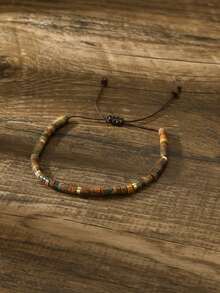 Inspirational Gifts Bracelets For Women Healing Natural Stone Bracelets - Get Well Soon Gifts For Women Best Friends Sister Girls - Life Is Tough But So Are You Bracelet - Đá Jasper A-d - Được trân trọng - Xem 4