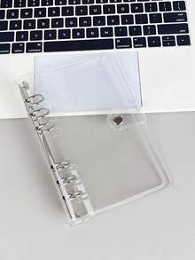 Bìa rời A6, Sổ dán hình, Niêm phong, Hộp đựng nhãn dán 3D, Bộ sổ tay PVC 6 vòng, Nhật ký tự làm - Nhiều màu - Xem 13