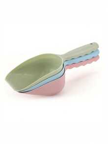 1pc Ergonomic Pet Food Scoop - Ideal For Mixing & Serving Wet Food To Dogs And Cats - Multicolor - View 3