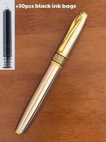 [Custom] Provide 1pc High Quality Custom, High-Quality Heavy Metal Feel, 0.5 Tip Steel Pen, With 1pc Gift Box Pocket Clip - Smooth Writing, Refillable Medium Nib, Comes With 2pcs Refills, Elegant Gift Box, Personalized Business Gift - Unique, Thoughtful Pen Gift Set For Coworkers, Friends, Family, Christmas, Back To School, Graduation, Father's Day, Thanksgiving, Valentine's Day, Mother's Day, Teacher's Day - Multicolor - View 55