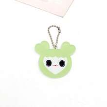 A Set Of /1 Piece Of Twice LOVELYS Cartoon Character Pearl Chain Double-Sided Acrylic Keychain Pendant Accessories, Christmas Gift (Style Random) - Multicolor - View 5