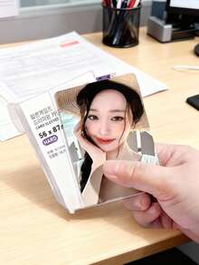 50 hojas/paquete, película de tarjeta CPP transparente de alta calidad de 3 pulgadas, cubierta protectora de tarjeta B8 reforzada