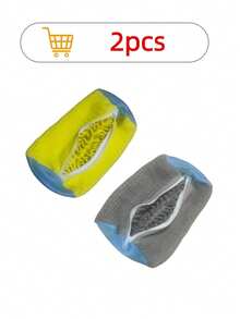 1/2 Packs Shoe Washing Machine Laundry Bag – Reusable Shoe Net Bag For Washer & Dryer. Fits Adult Shoes, Anti-Deformation Design. Efficient Shoe Cleaning Bag, Lazy Gadget For Home Use. Protects Shoes During Wash & Storage. - Multicolor - View 15