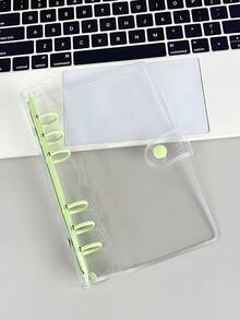 Bìa rời A6, Sổ dán hình, Niêm phong, Hộp đựng nhãn dán 3D, Bộ sổ tay PVC 6 vòng, Nhật ký tự làm - Nhiều màu - Xem 15