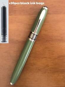 [Custom] Provide 1pc High Quality Custom, High-Quality Heavy Metal Feel, 0.5 Tip Steel Pen, With 1pc Gift Box Pocket Clip - Smooth Writing, Refillable Medium Nib, Comes With 2pcs Refills, Elegant Gift Box, Personalized Business Gift - Unique, Thoughtful Pen Gift Set For Coworkers, Friends, Family, Christmas, Back To School, Graduation, Father's Day, Thanksgiving, Valentine's Day, Mother's Day, Teacher's Day - Multicolor - View 79