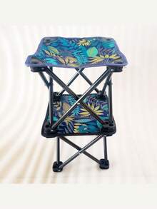 超轻便携式折叠露营凳，带储物袋和侧袋 - 不锈钢框架，快速安装，非常适合露营、钓鱼、户外活动和背包旅行，蓝色网状座椅，黑色织物罩，紧凑设计，易于运输，旅行凳 | 紧凑型凳子 | 坚固的结构，露营小工具