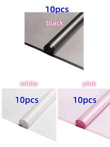 10 قطعة/20 قطعة ورق تغليف أزهار (متوفر باللون الأسود والأبيض والوردي والذهبي)، مصنوع من ورق النسيج الماتي الكوري، ورق تغليف باقات الأزهار شبه شفاف ومقاوم للماء، مناسب لمتاجر الأزهار والمشاريع اليدوية للورد والأعراس وعيد الحب وعيد الأم وعيد الأب والعيد والشكر وحفلات أعياد الميلاد وغيرها من الديكورات