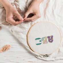 Leisure Arts-Alphabets For Baby - White - View 4