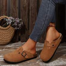Women's Comfort Cork Footbed Clog, Beach Essentials Womens Sandals Cork Footbed - 棕色7 - 查看 8