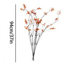 3 Pieces, Artificial Banyan Leaves, Long Stems - Great For Flower Arranging, Home Office - Can Be Used As Vase Fillers And Bouquets - Perfect Home Decor, Office Decor, Mother's Day Gift, Valentine's Day, Easter Gift Decoration, Various Table Decorations