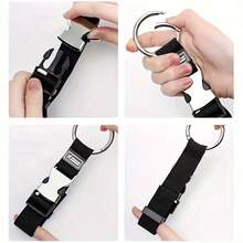 Adjustable Luggage Strap, Metal Seat Belt Release Buckle, Luggage Travel Accessory, Convenient To Carry, Suitable For Outdoor Travel Suitcases, Backpacks And Shoulder Bags