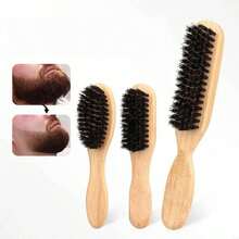 1pc/2pcs Men Beard Brush, Hair Brush, Hair Comb, Women's Bangs Comb, Edge Brush, Volumizing Hair Brush, Anti-Static Hair Styling Tools