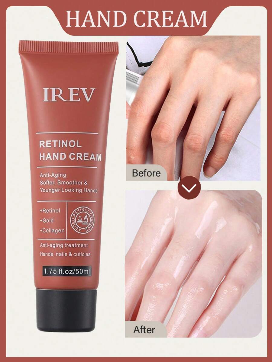 MOOYAM Retinol Hand Cream, Moisturizing And Whitening, Making Your Hands Smoother And Softer, Lightly Scented, 24-Hour Long-Lasting Moisturizing - Cà phê nâu - Xem 1